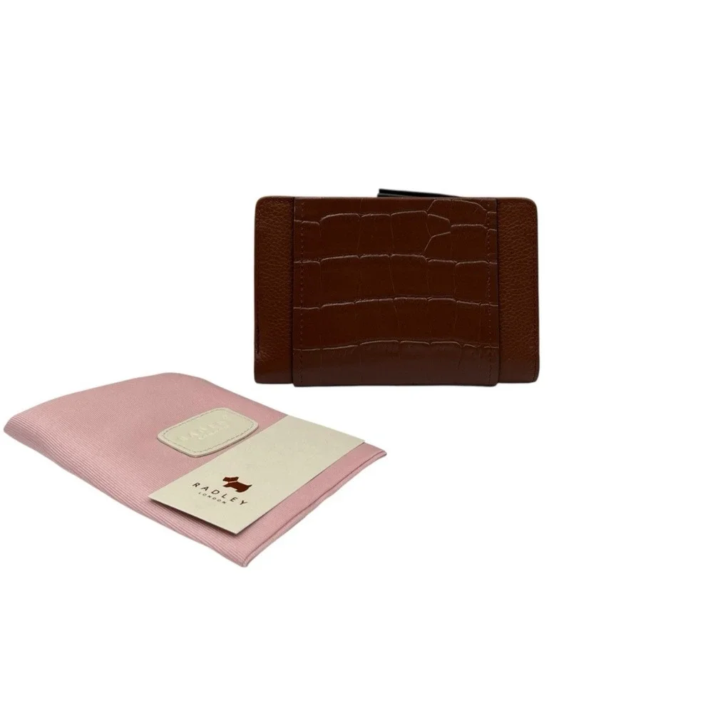 RADLEY London Downtown Women's Bifold Leather Wallet Purse Dark Brown